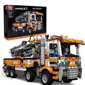 Orange Construction Truck Toy